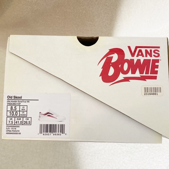 {Vans} David Bowie Aladdin Sane / True shoe - Picture 10 of 10